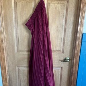 Full length dark Pink skirt